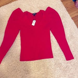 Pink express sweater